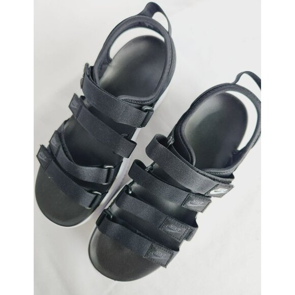 Women 7 WOMEN\'S NIKE ICON CLASSIC SANDAL NA DH0224-001 SANDALS BLACK WHITE